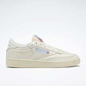 Reebok Men’s Club C 85 Vintage Sneakers in Vintage Chalk and Sky Blue